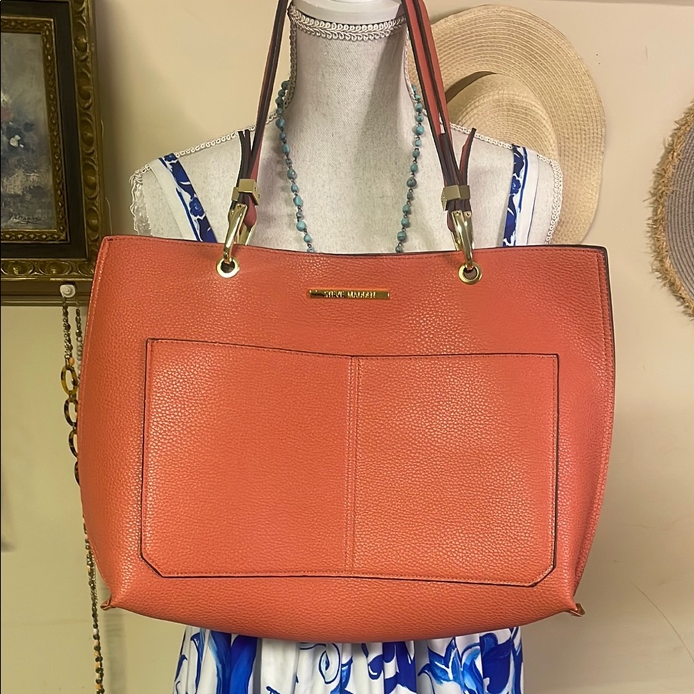 Steve Madden Coral Tote Bag